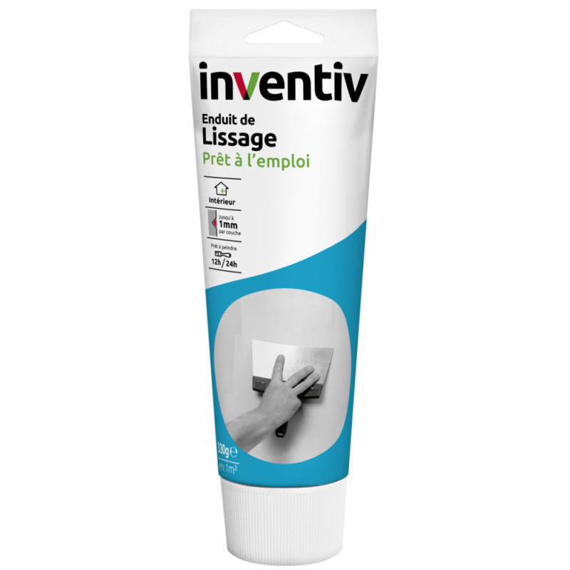 Enduit de lissage pâte 0,33 kg INVENTIV