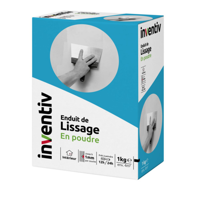 Enduit de lissage poudre 1 kg INVENTIV