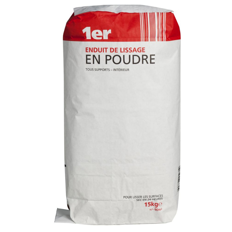 Enduit de lissage poudre 15 kg  1ER