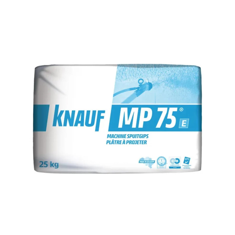 Plâtre à projeter MP75 25 kg KNAUF