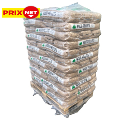 Palette 65 sacs de pellets résineux 15 kg