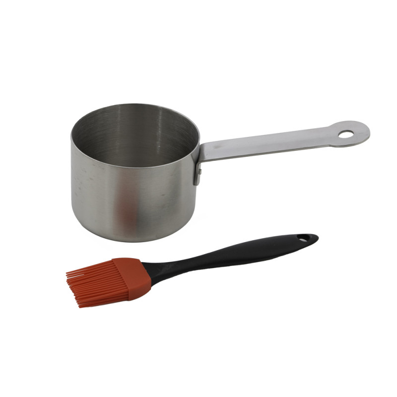 Casserole pour sauce avec pinceau Ø 7,5 x 10,5 cm BARBECOOK