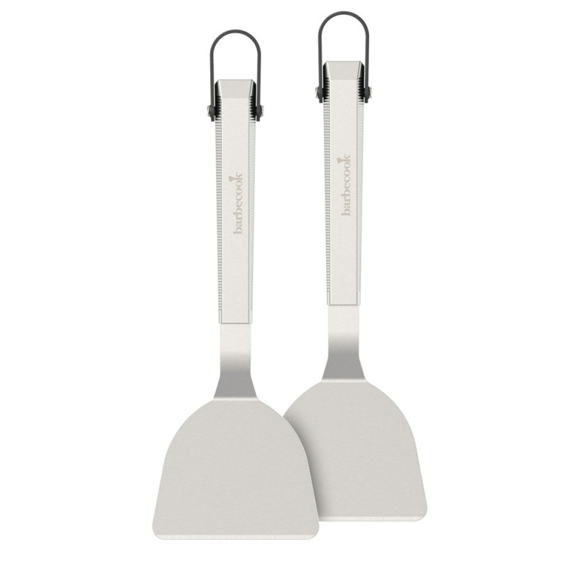 Spatule en acier inoxydable 33 cm 2 pièces BARBECOOK