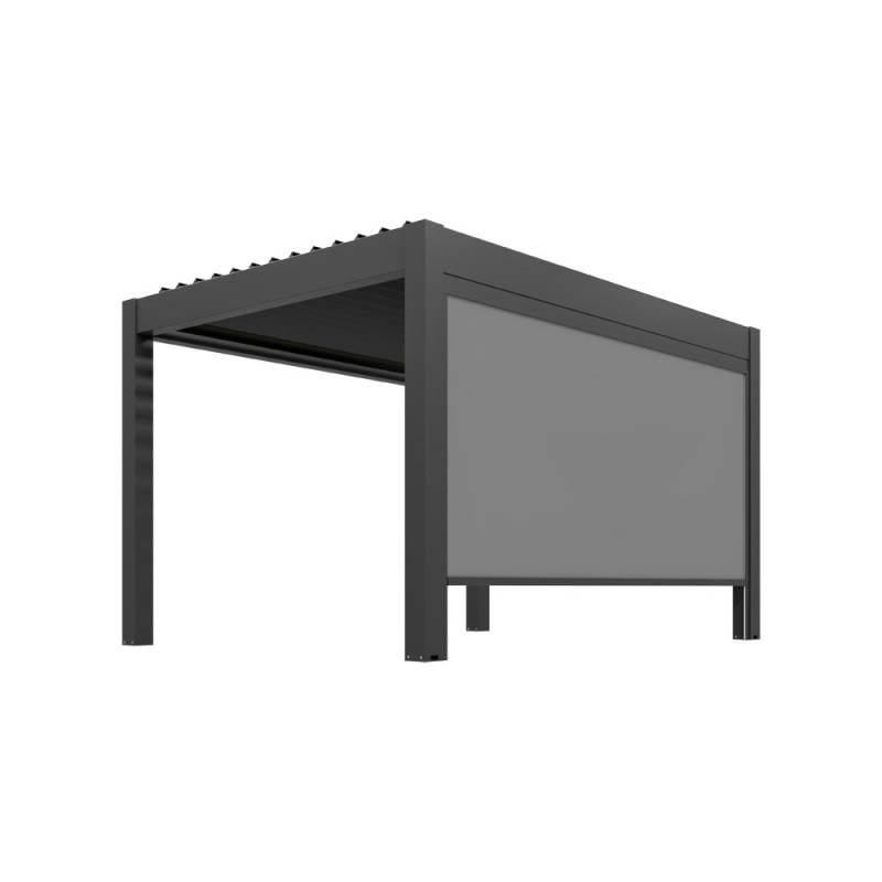 Store anthracite pour pergola Bioclimatique Capri anthracite 3 x 2