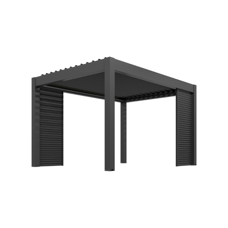 Panneau brise-vue pour pergola Bioclimatique Capri anthracite 0