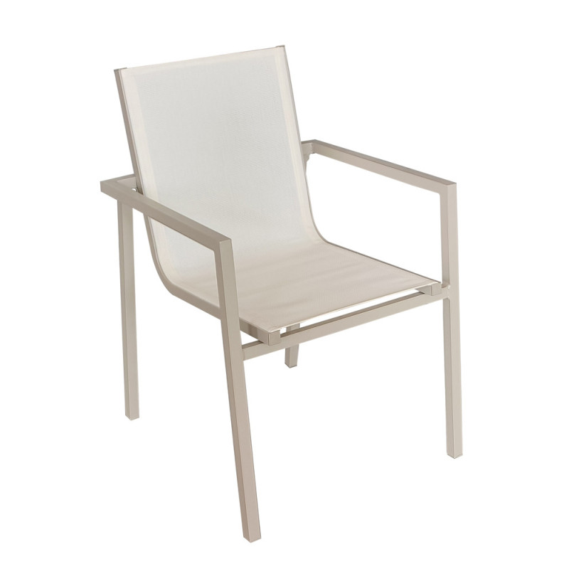 Fauteuil de jardin Regular crème