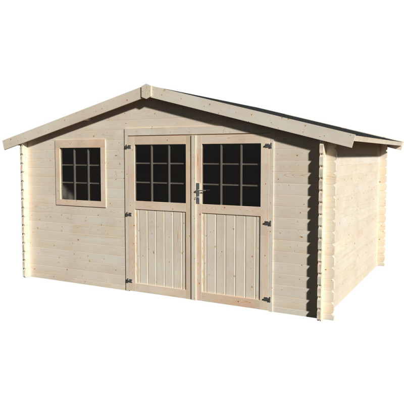 Abri de jardin en bois Valéry 34 mm 4