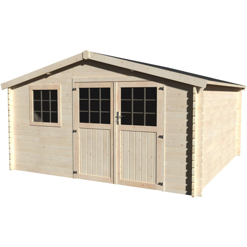 Abri de jardin en bois Vallauris 34 mm 4