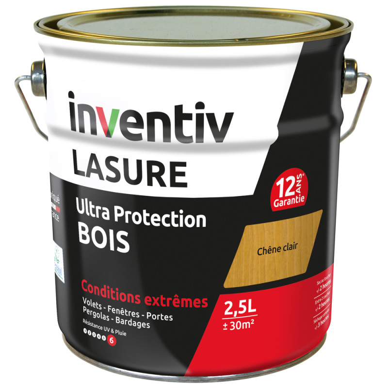 Lasure pour bois Ultra Protection chêne clair 2