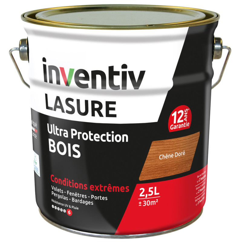 Lasure pour bois Ultra Protection chêne doré 2