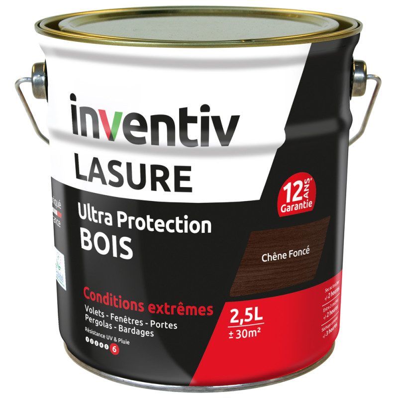 Lasure pour bois Ultra Protection chêne foncé 2