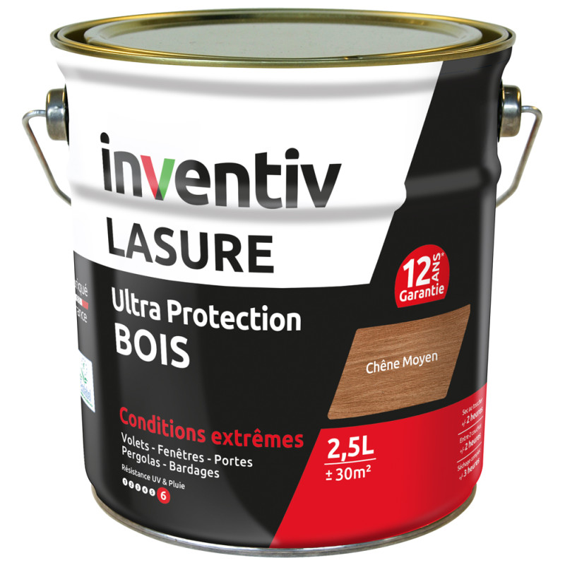 Lasure pour bois Ultra Protection chêne moyen 2