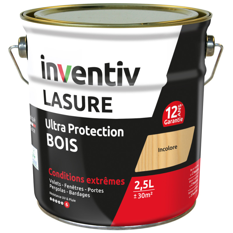 Lasure pour bois Ultra Protection incolore 2