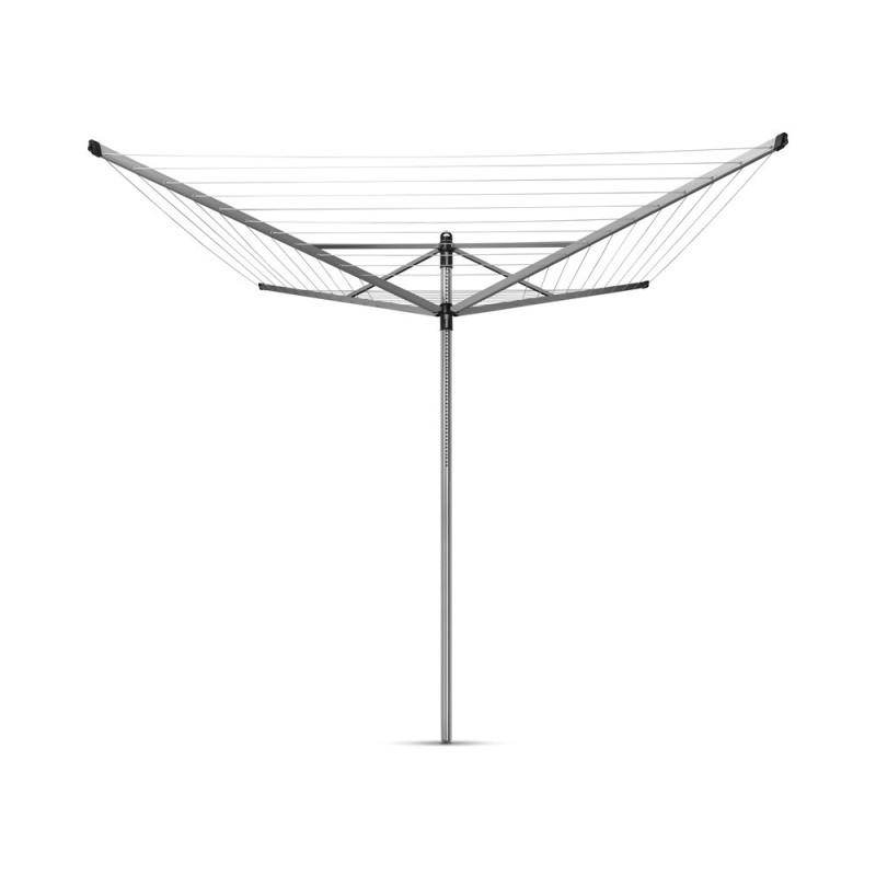 Séchoir parapluie Liftomatic gris métallique 60 m BRABANTIA