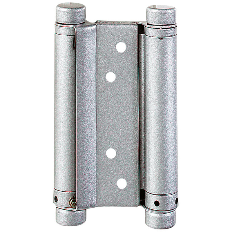 Charnière double action grise 100 x 32 mm 2 pièces TEKNIBOX