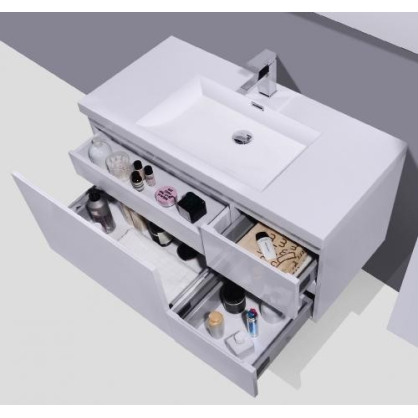 Plan de toilette polybéton 100 x 48 cm SANIMAR