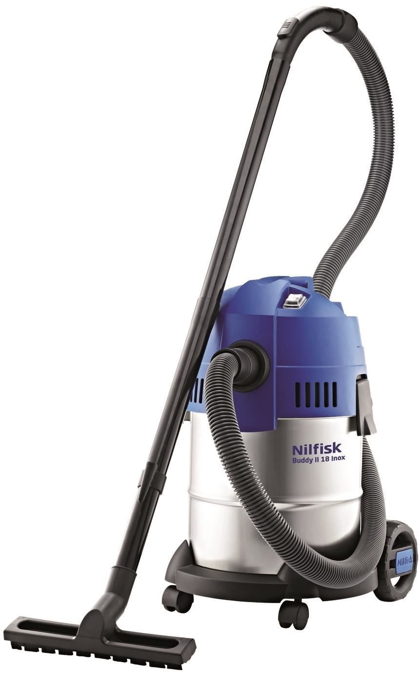 Aspirateur Buddy II 18 L avec cuve en inox NILFISK