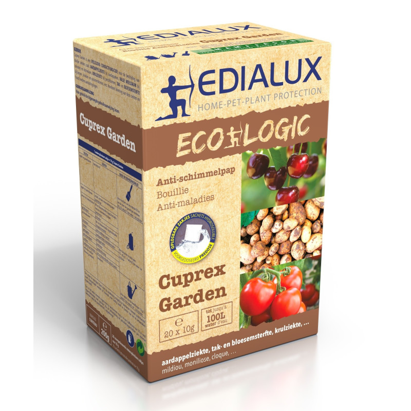 Anti-maladies pour plantes Cuprex Garden 20 x 10 g EDIALUX