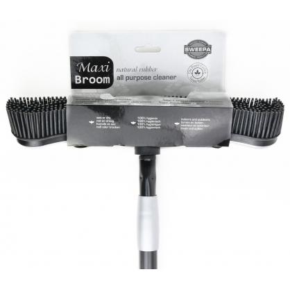 Brosse rubber 34,5 cm gris/noir