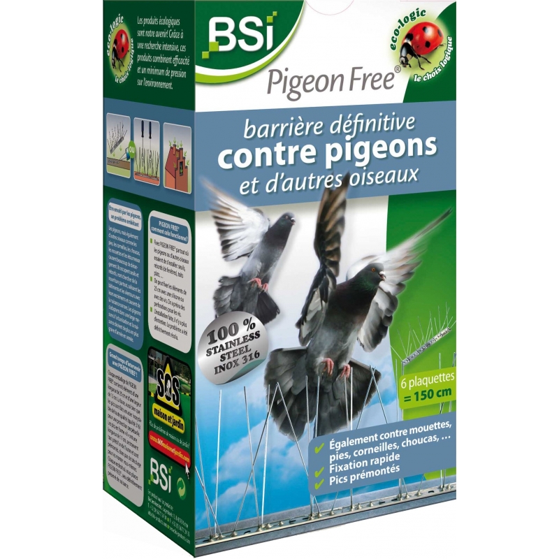 Défense contre les oiseaux et pigeons pour clients privés. - Anticimex