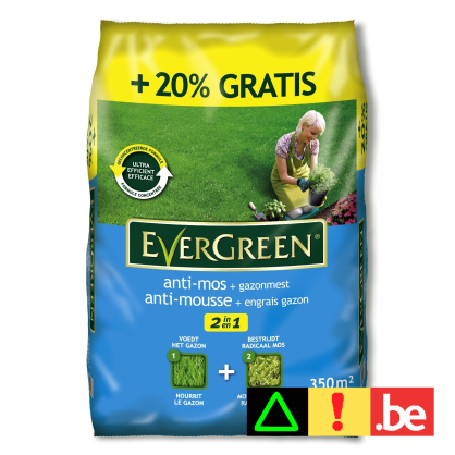 Engrais pour gazon 2 en 1 EVERGREEN