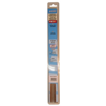 Baguette pour brasage fort autogène acier-fer 20 pièces