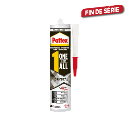 Mastic de fixation One For ALL Crystal 290 g PATTEX