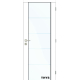 Bloc-porte fini S63 Laminado New Glas Design 1510 THYS