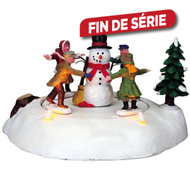 Animation joyeux bonhomme de neige LEMAX