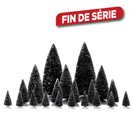 Set de 21 sapins LEMAX