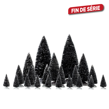 Set de 21 sapins LEMAX