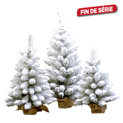 Sapin de Noël artificiel de table Toronto Enneigé 75 cm