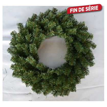 Couronne de Noël artificielle verte 40 cm