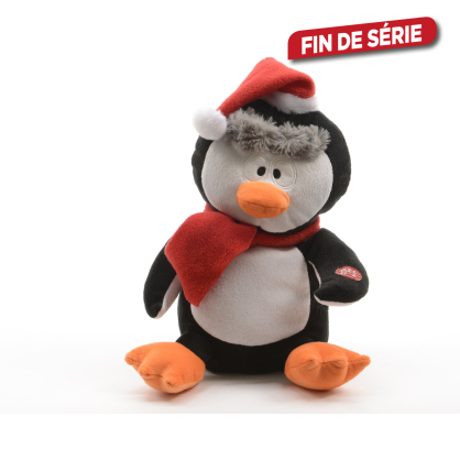 Pingouin de Noël chantant DECORIS