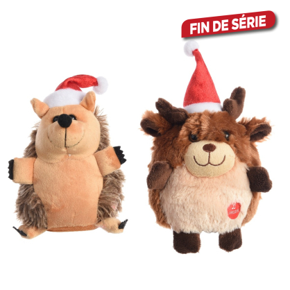 Peluche de Noël dansante DECORIS