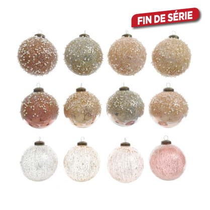 Boule de Noël avec perles DECORIS