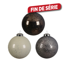 Boule de Noël effet gelé DECORIS