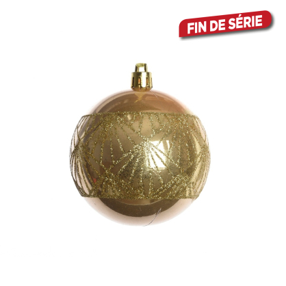 Boule de Noël en verre décoration graphique DECORIS