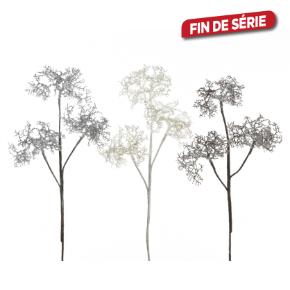 Branche d'arbre effet gel DECORIS