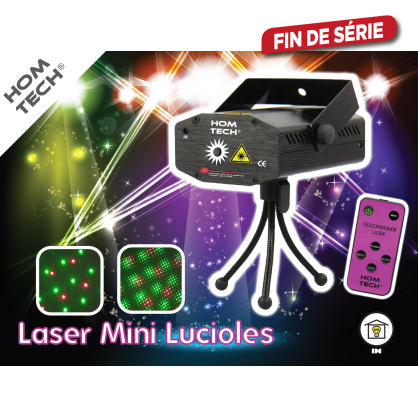 Laser scintillant intérieur