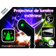 Projecteur d'hologrammes de Noël fixes extérieur vert