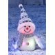 Bonhomme de neige lumineux LED multi-effets