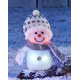 Bonhomme de neige lumineux LED multi-effets