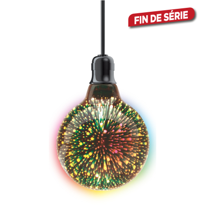 Ampoule G125 Fireworks 3D LED E27 4 W XANLITE