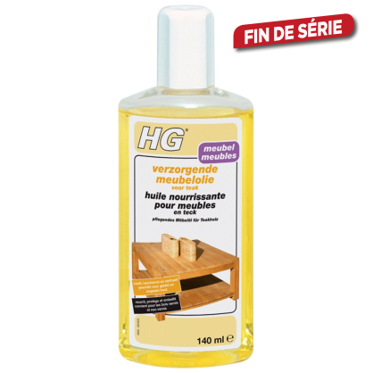 Huile nourrissante pour meubles en teck 0,14 L HG