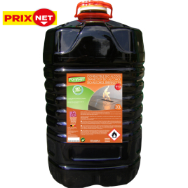 Ethanol végétal pour cheminée décorative Alcoflam Plus vert en bouteille  capacité 1 L