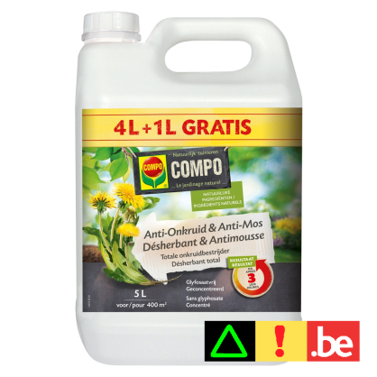 Herbicide Désherbant Total Glyphosate 5L Tous jardins LIVRAISON