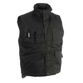 Gilet sans manche Donar noir M HEROCK