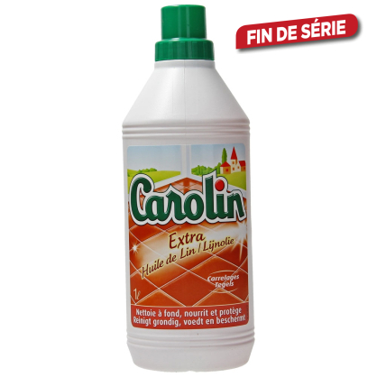 Produit nettoyant pour sols Extra huile de lin 1 L CAROLIN