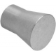 Bouton cylindrique agrandi en inox